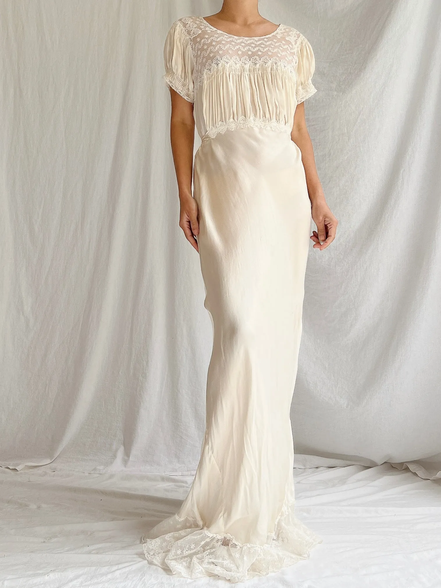 1930s Silk Gown - M