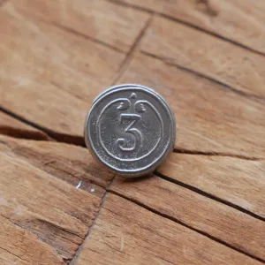 3/4 and 5/8 3rd Regiment Button (French) 1775-1779