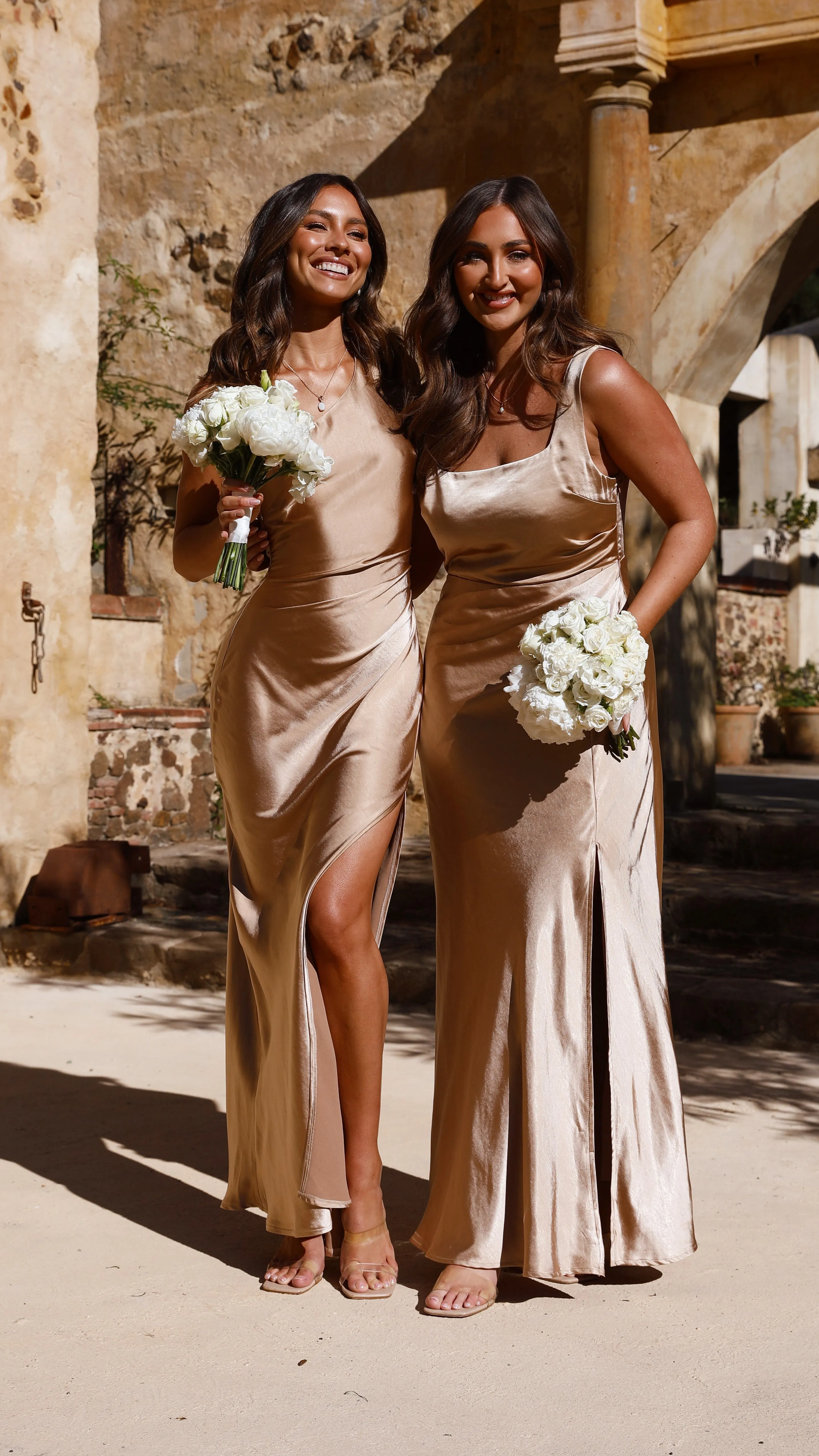 Alaria Maxi Dress - Gold