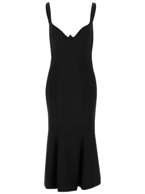 Alexandre Vauthier AFlared Hem Midi Dress