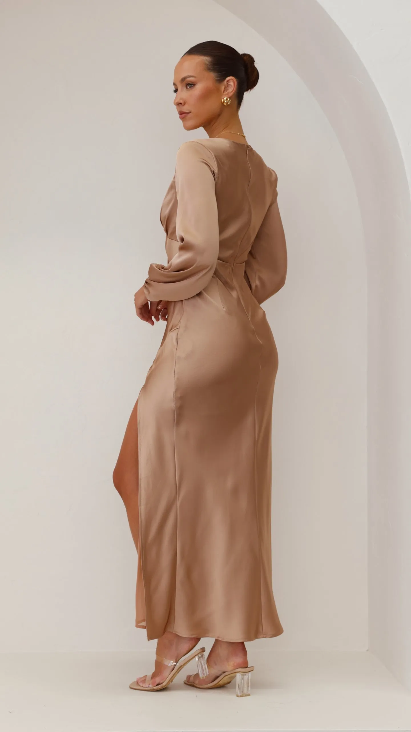 Brigitte Maxi Dress - Latte
