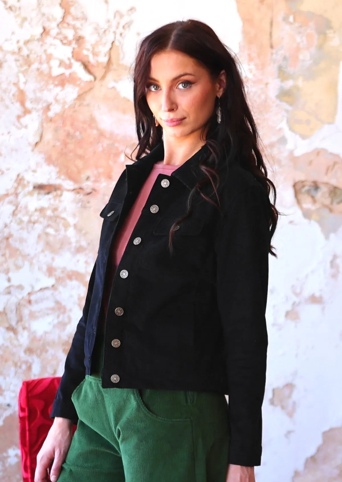 Corduroy Jacket Black