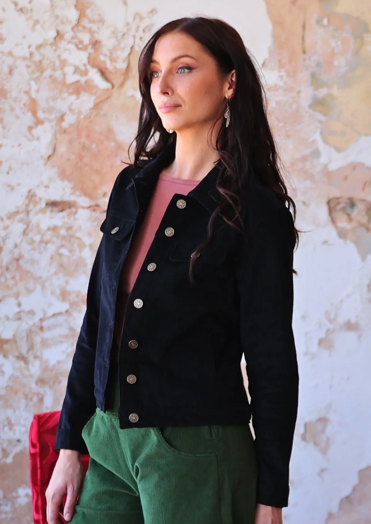 Corduroy Jacket Black