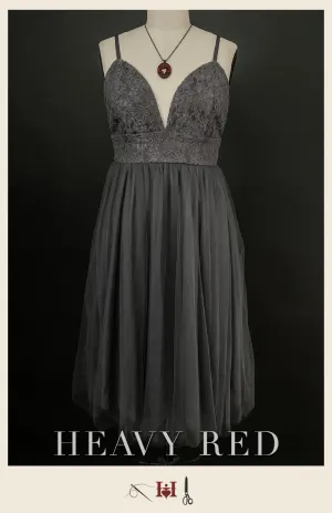 Destitute In Gray Tulle Dress