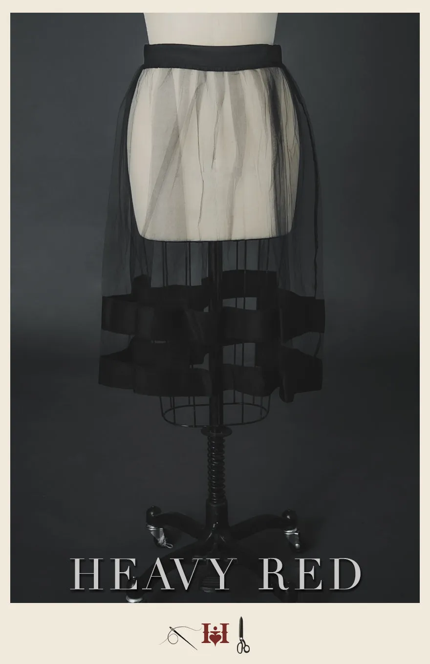 Emancipated Splendor Net and Band Skirt