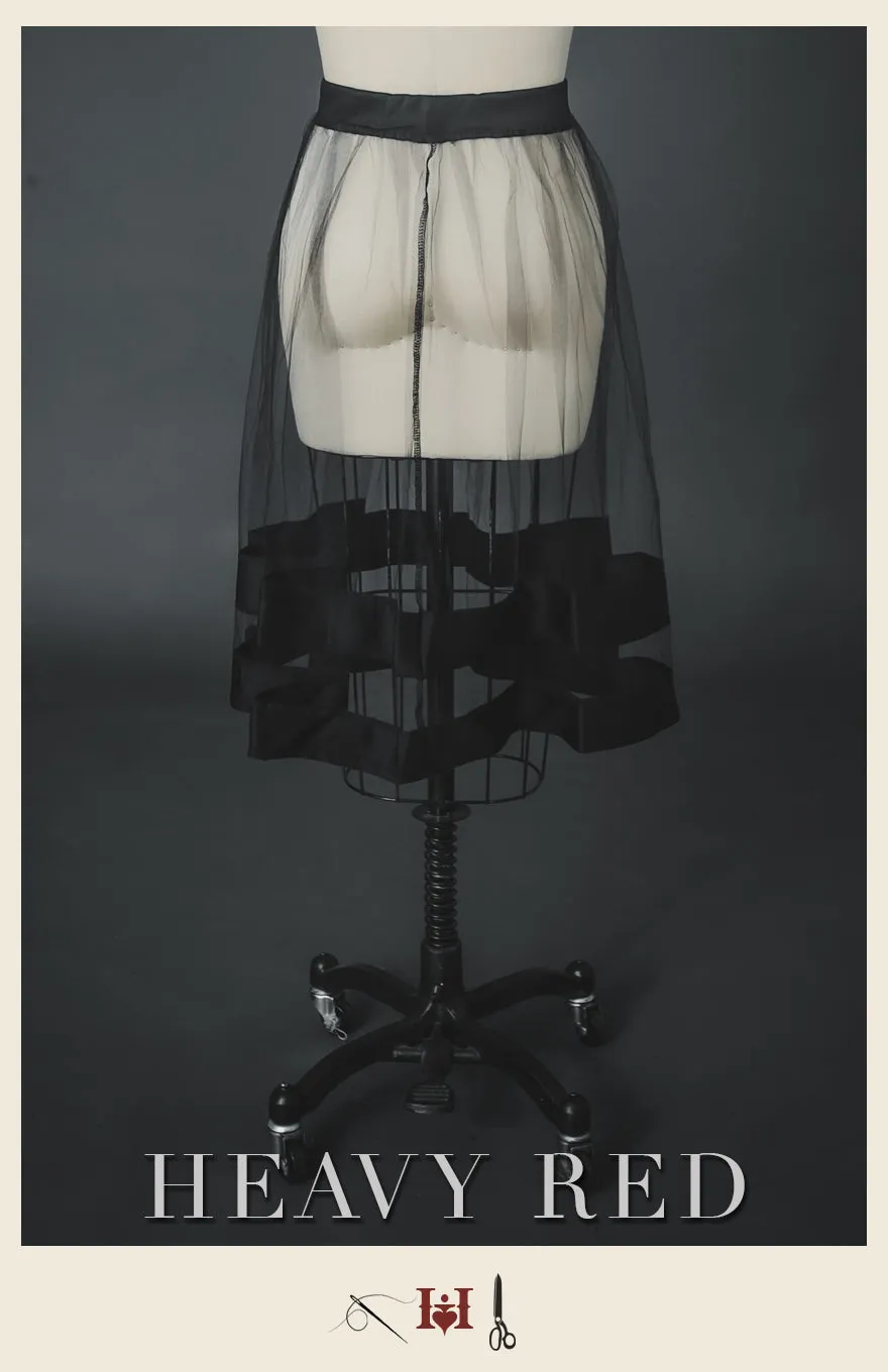 Emancipated Splendor Net and Band Skirt
