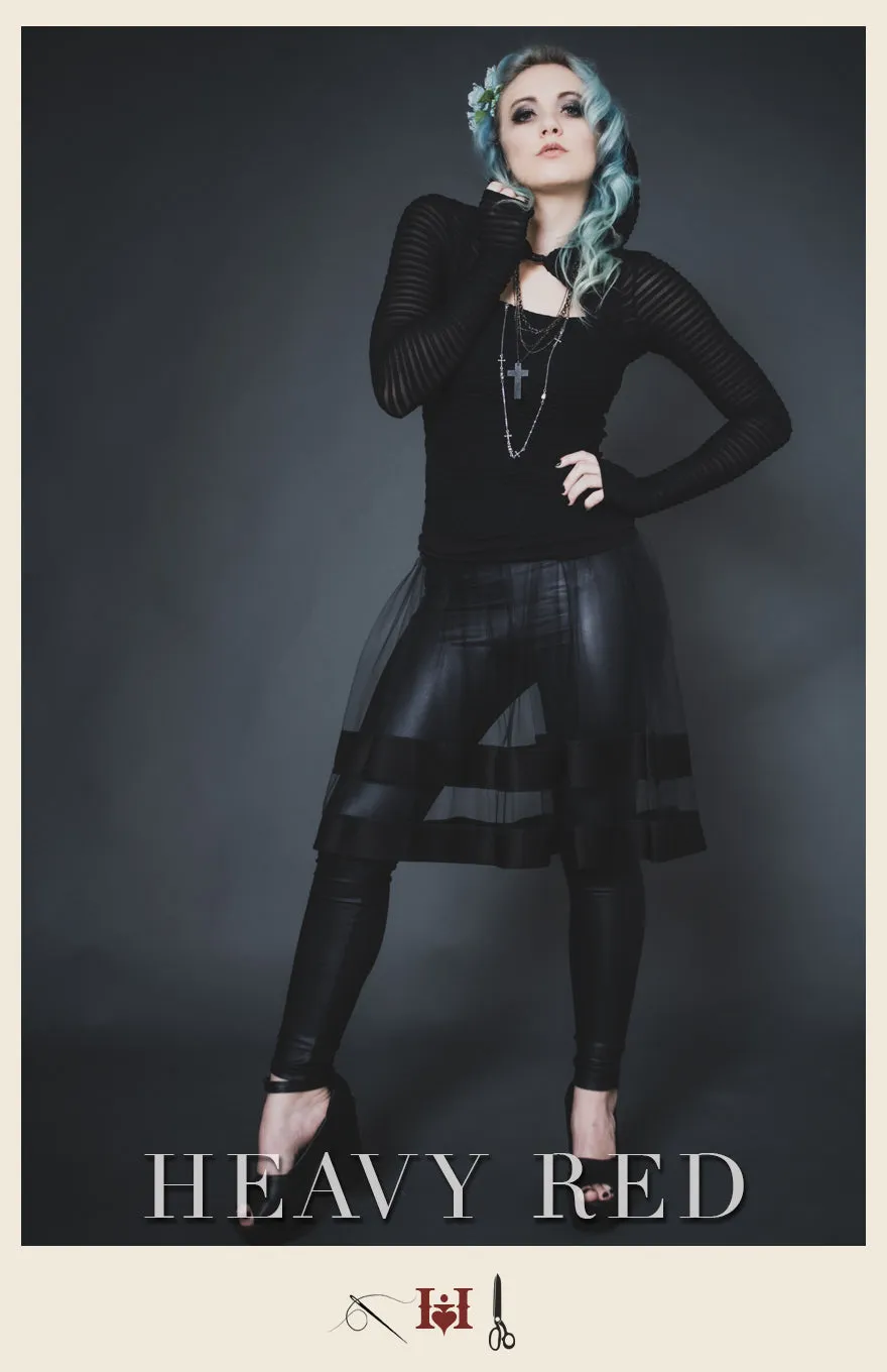 Emancipated Splendor Net and Band Skirt