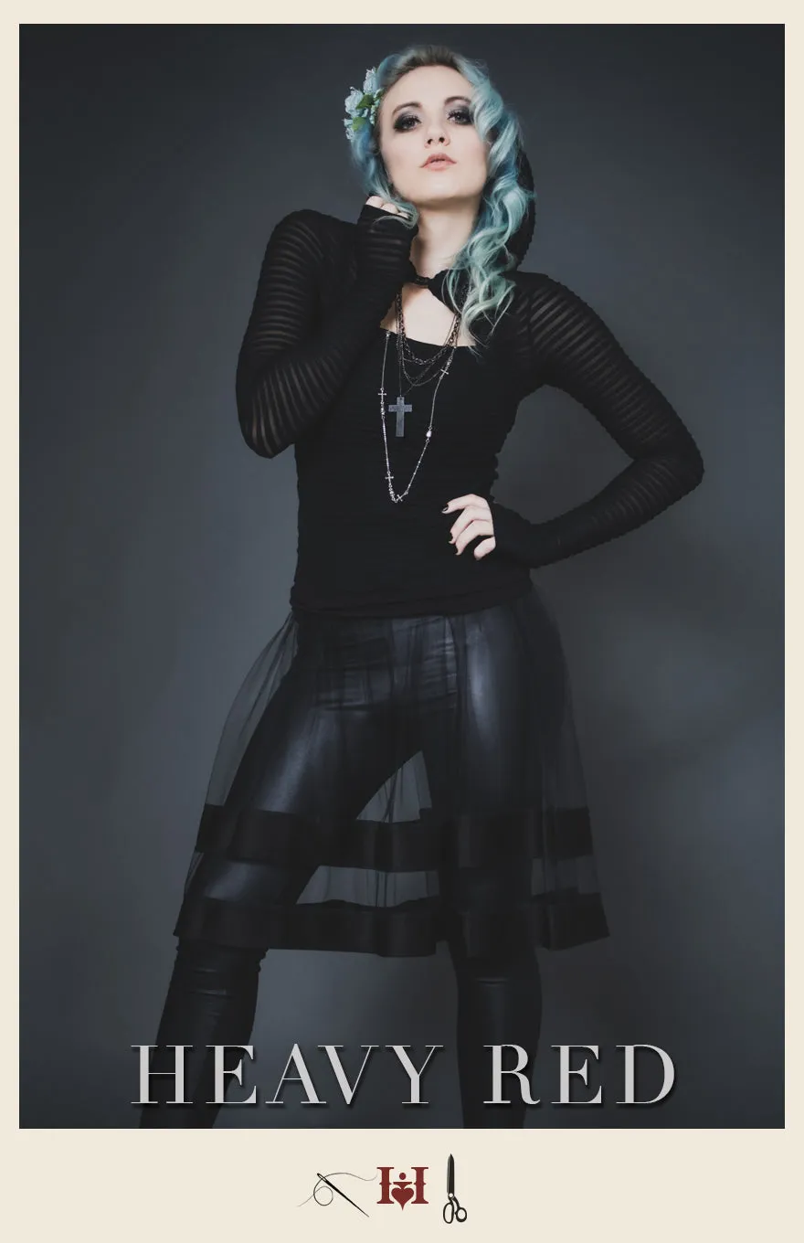 Emancipated Splendor Net and Band Skirt