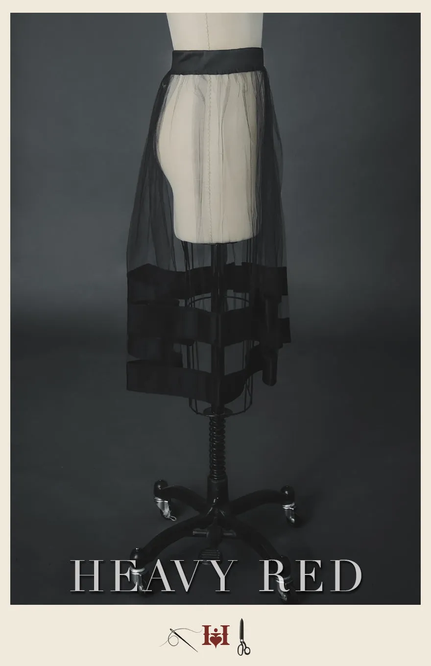 Emancipated Splendor Net and Band Skirt