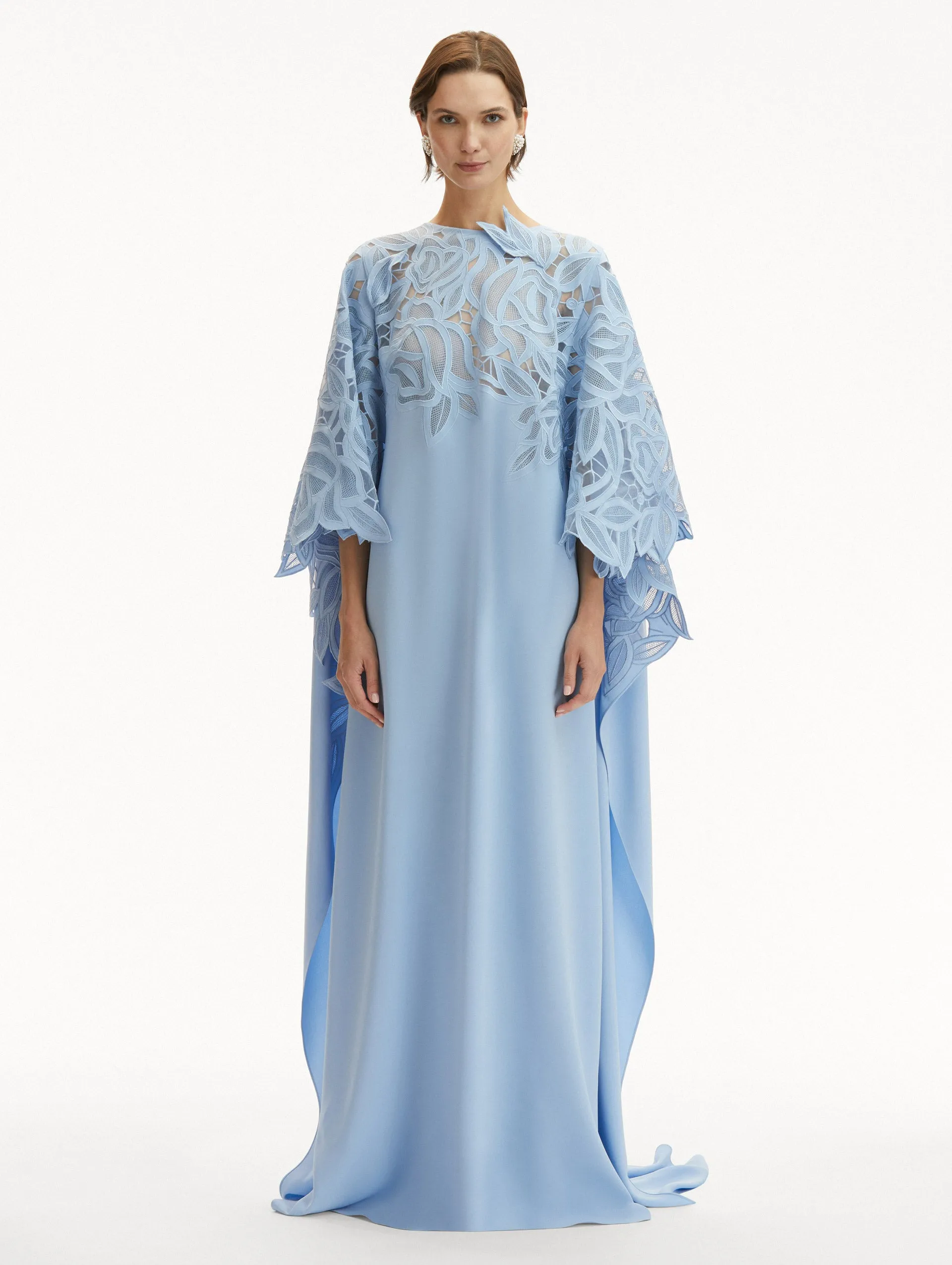 English Rose Cutout Caftan