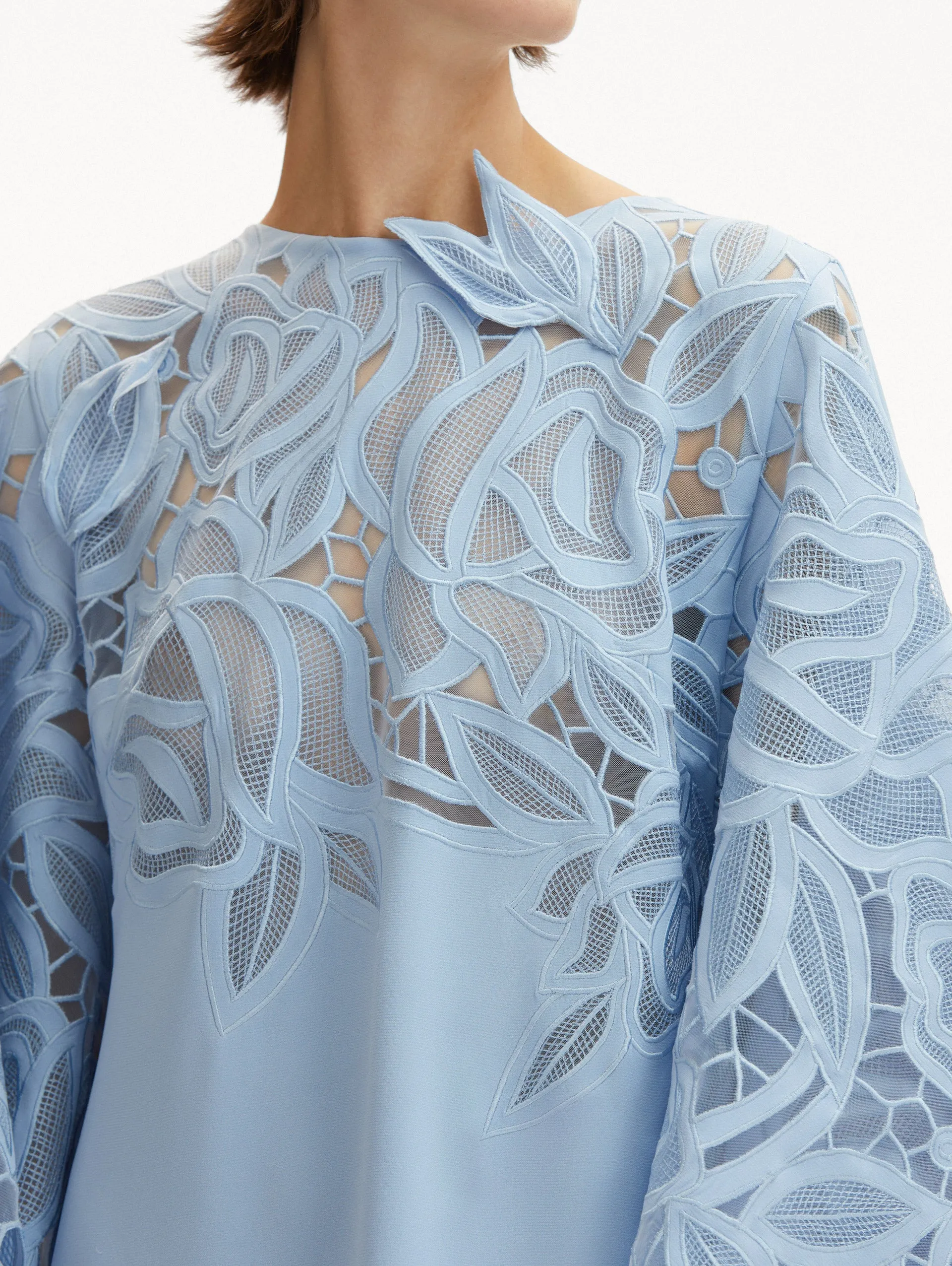English Rose Cutout Caftan