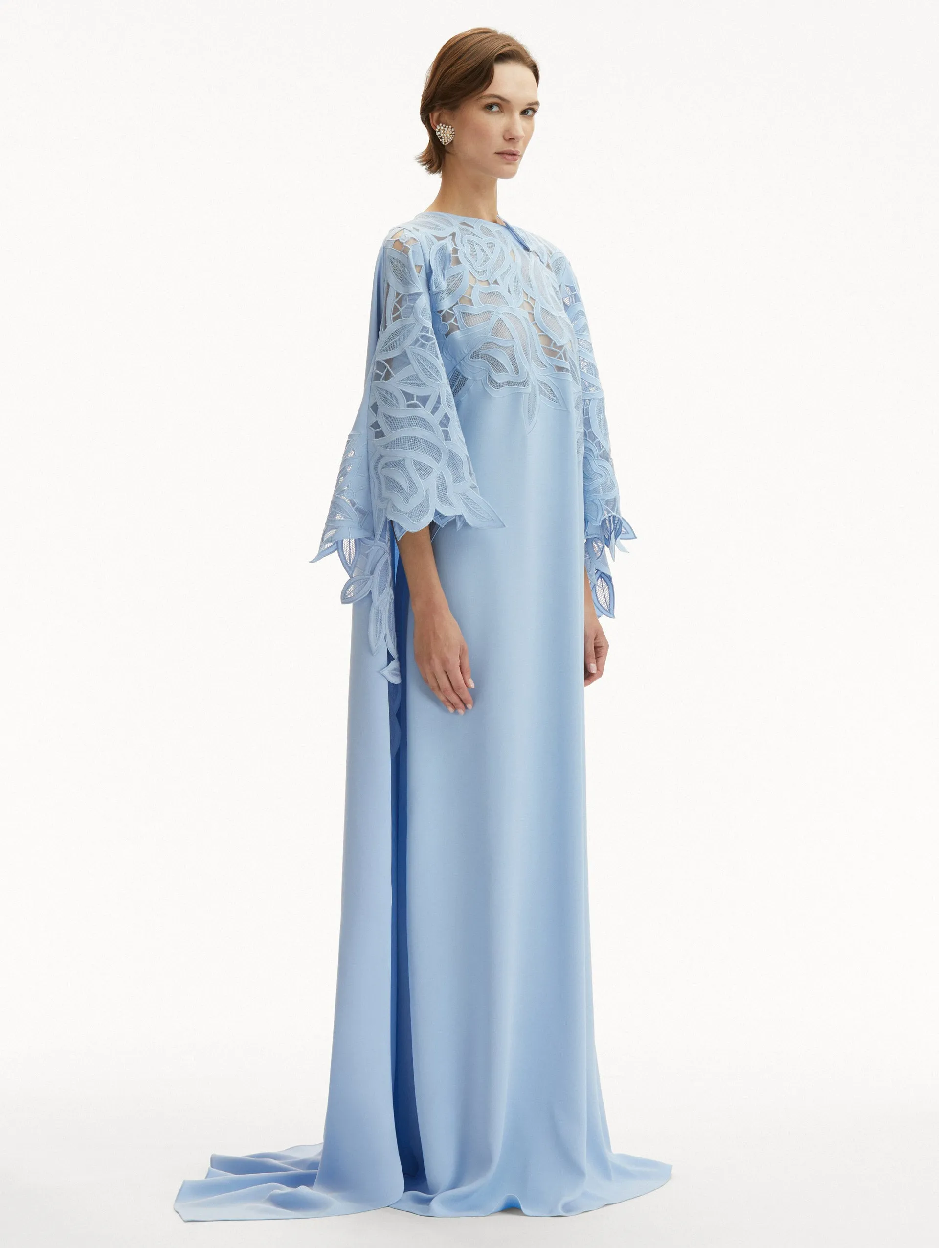 English Rose Cutout Caftan