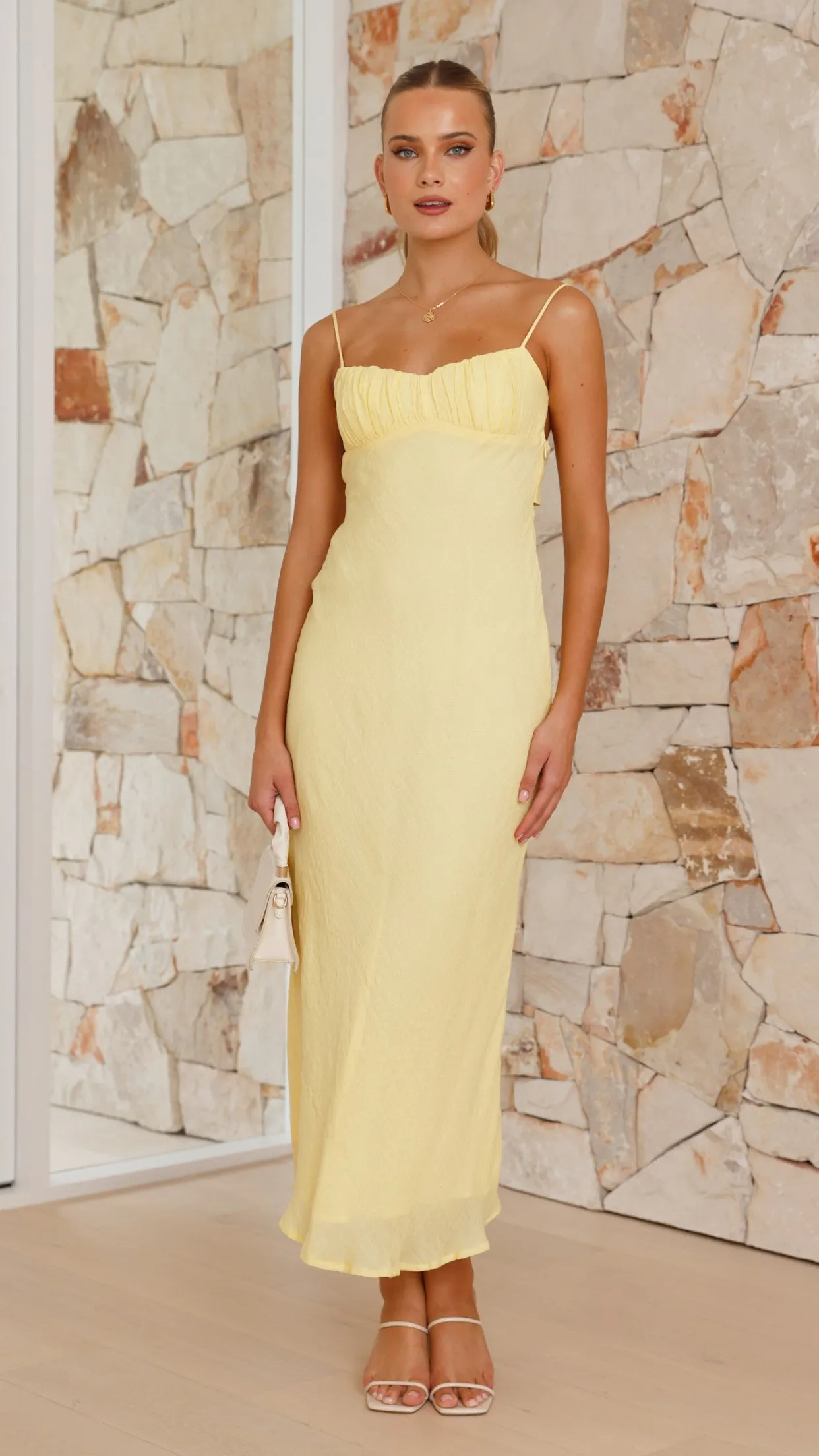 Galina Maxi Dress - Yellow
