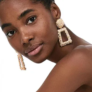 Geometric Metal Jewelry Earring