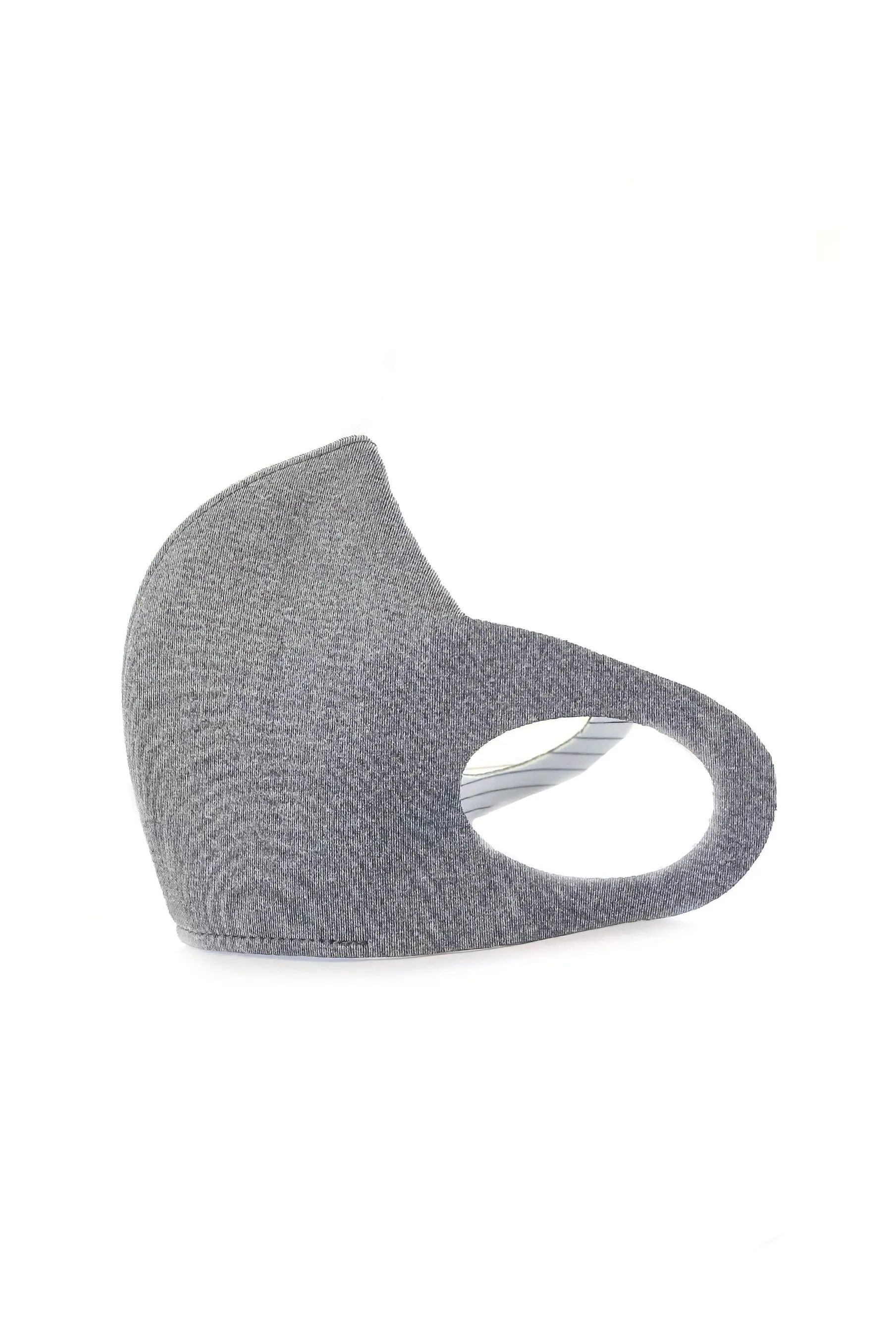 Grey Antibacterial Premium Neoprene Waterproof Face Mask (Filter Pocket)