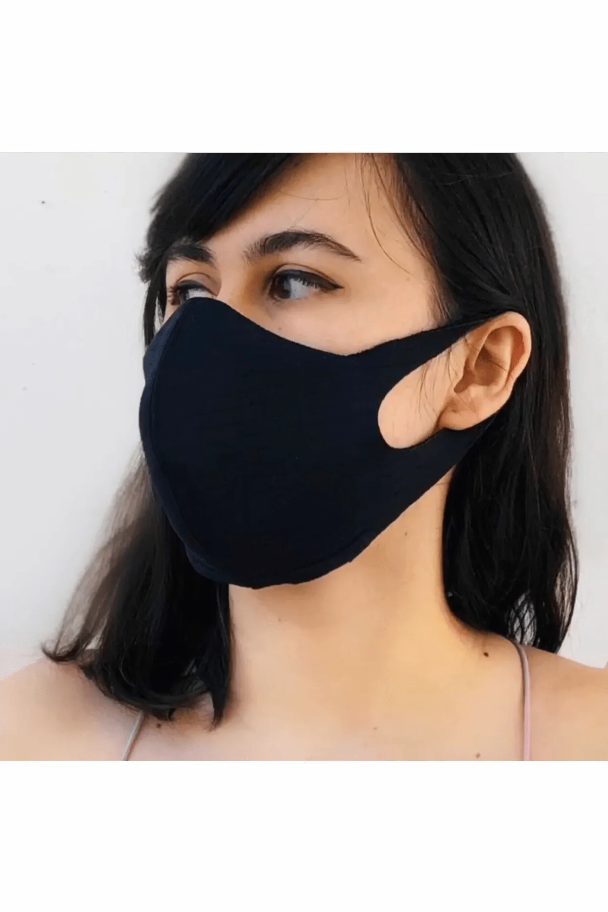 Grey Antibacterial Premium Neoprene Waterproof Face Mask (Filter Pocket)