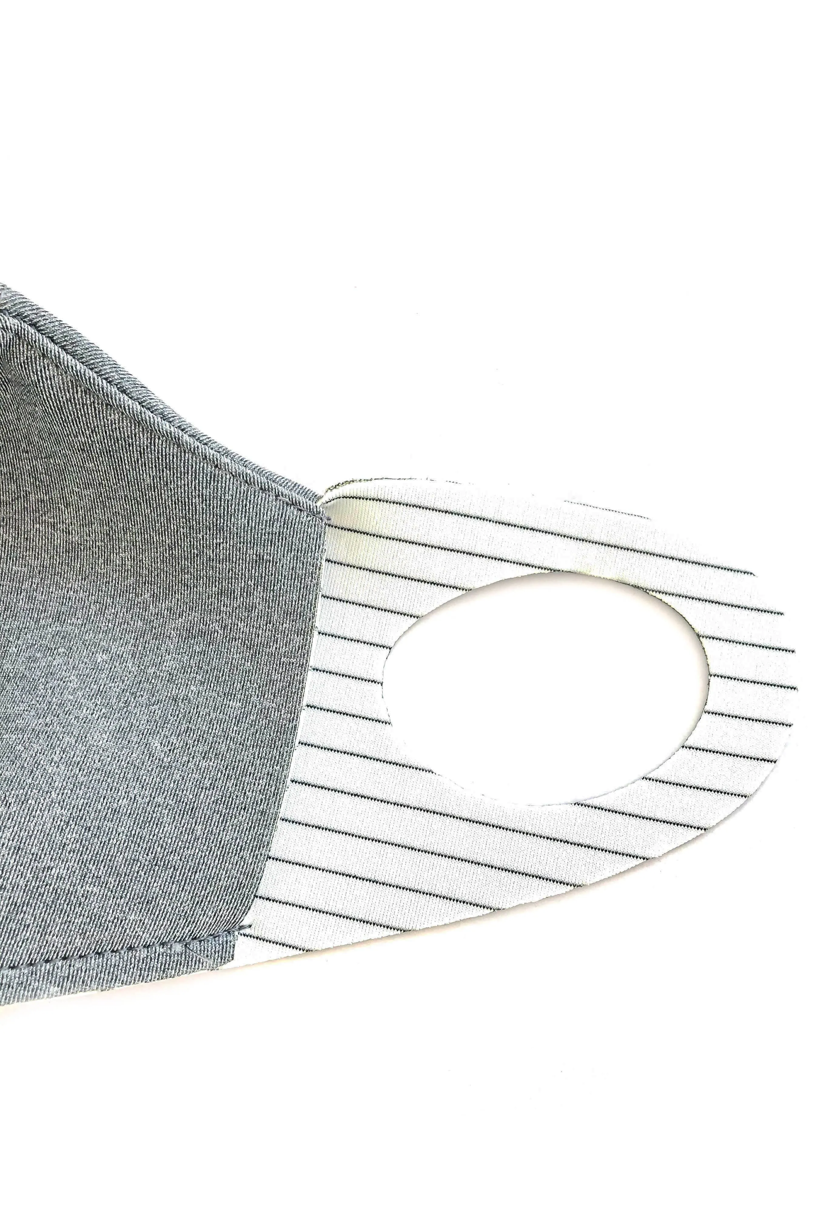Grey Antibacterial Premium Neoprene Waterproof Face Mask (Filter Pocket)