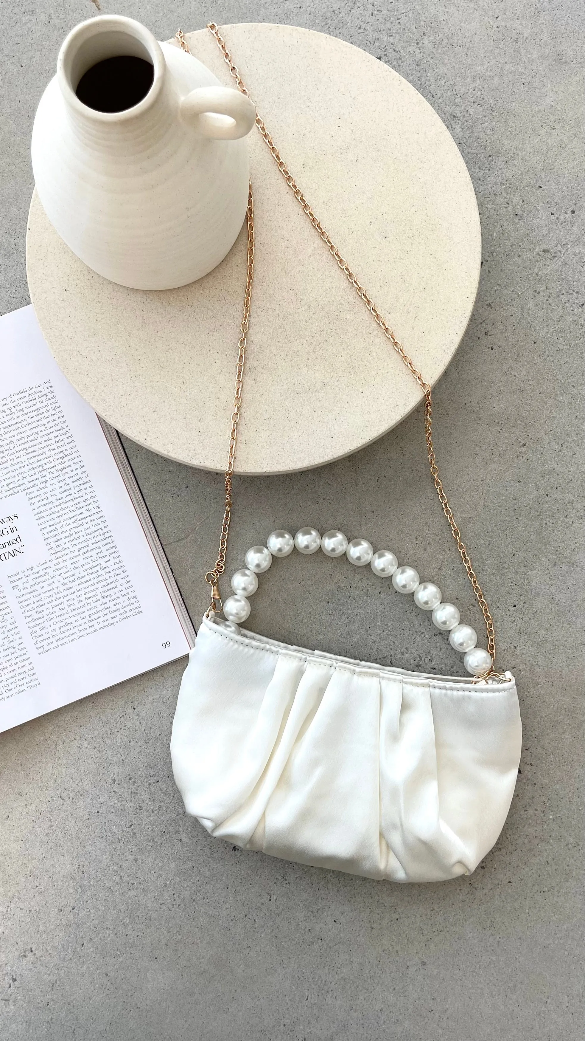 Hepburn Purse - Ivory
