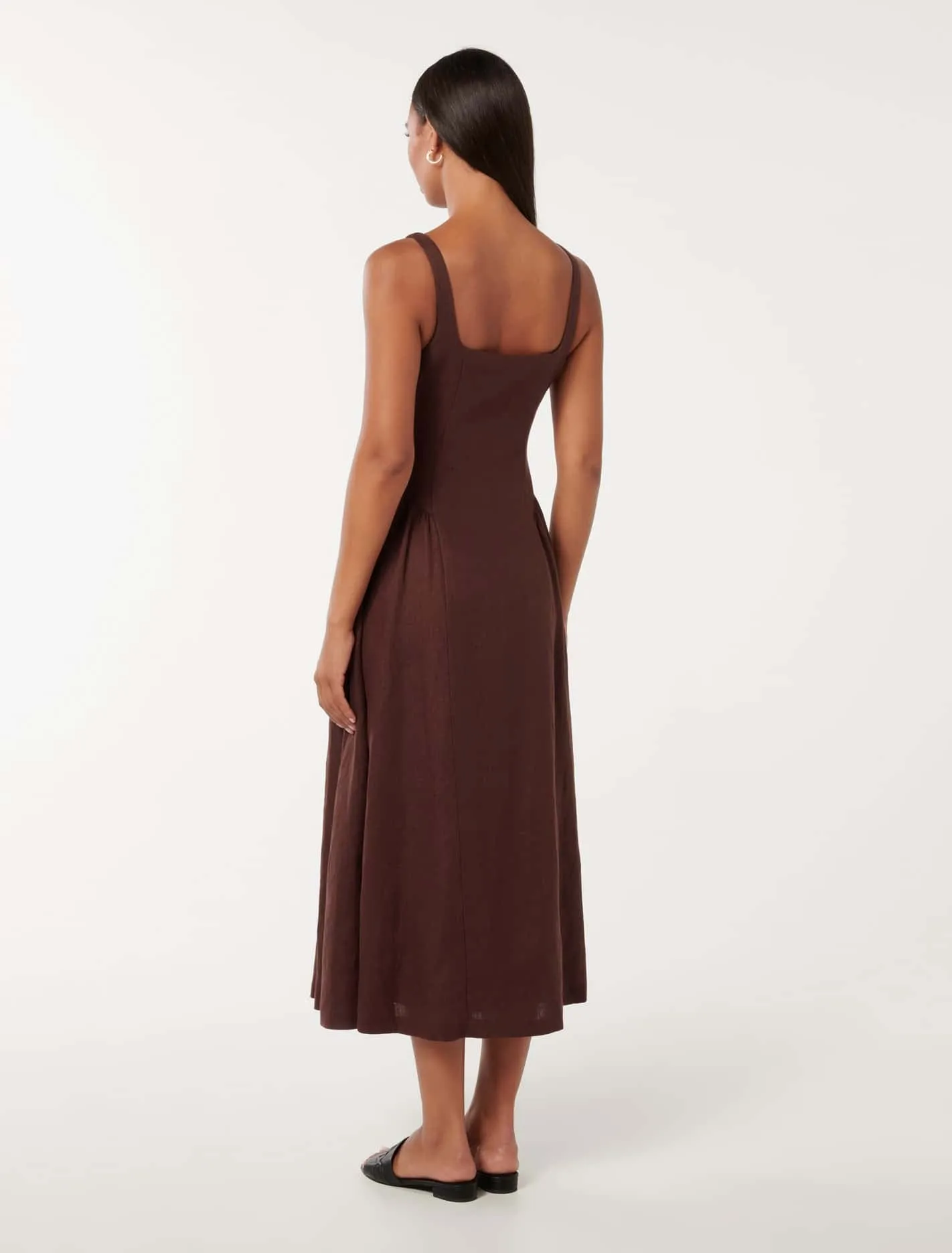 Isabelle Linen Midi Dress