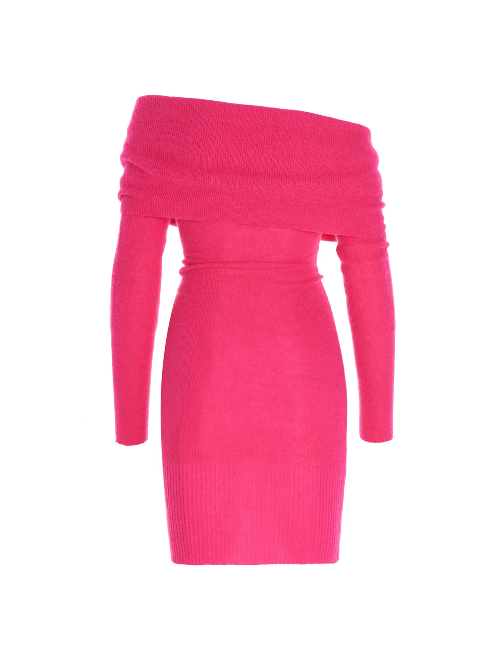 Jacquemus Off-Shoulder Knit Dress
