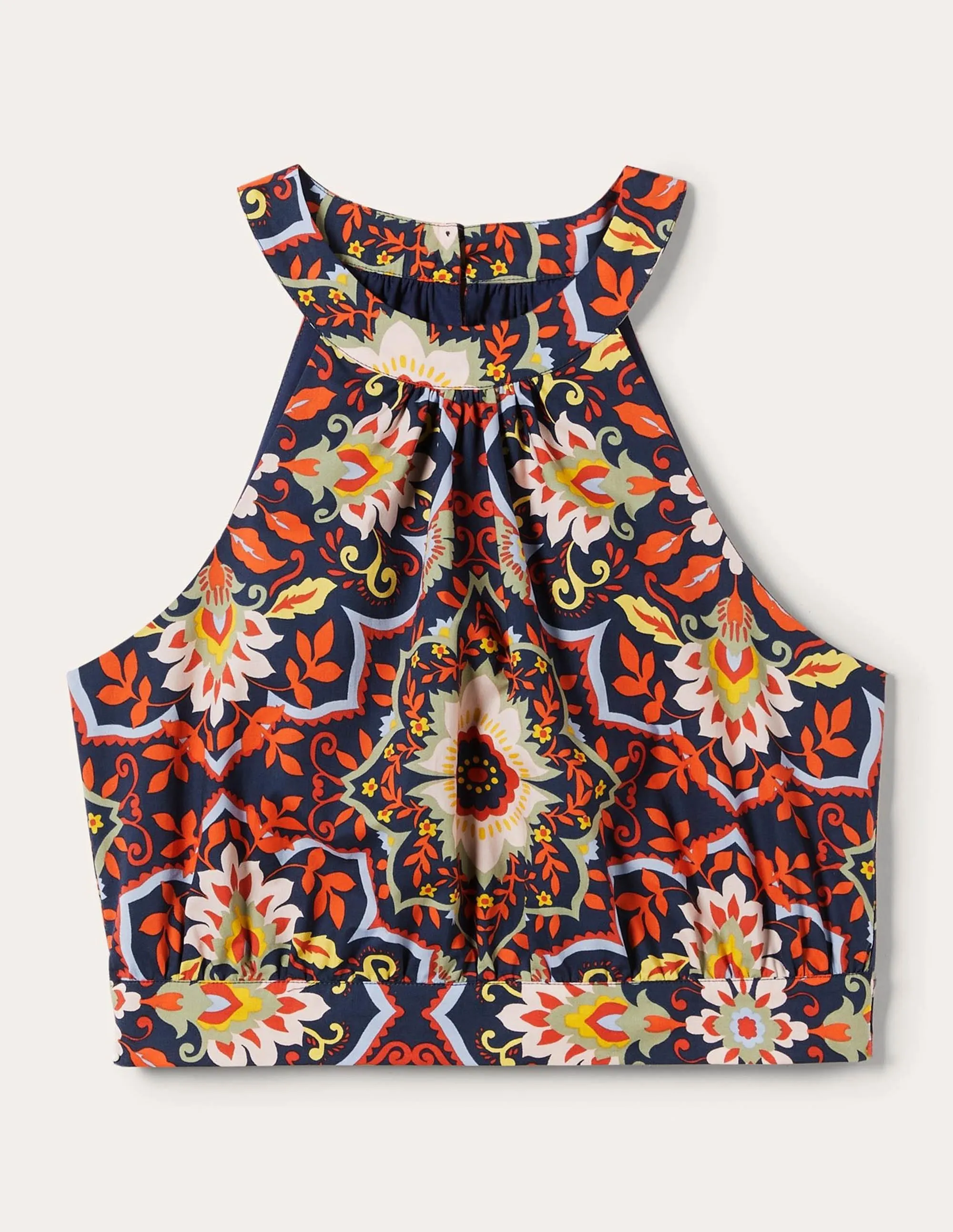 Jessica Halterneck Co-ord Top-French Navy. Bloomsbury