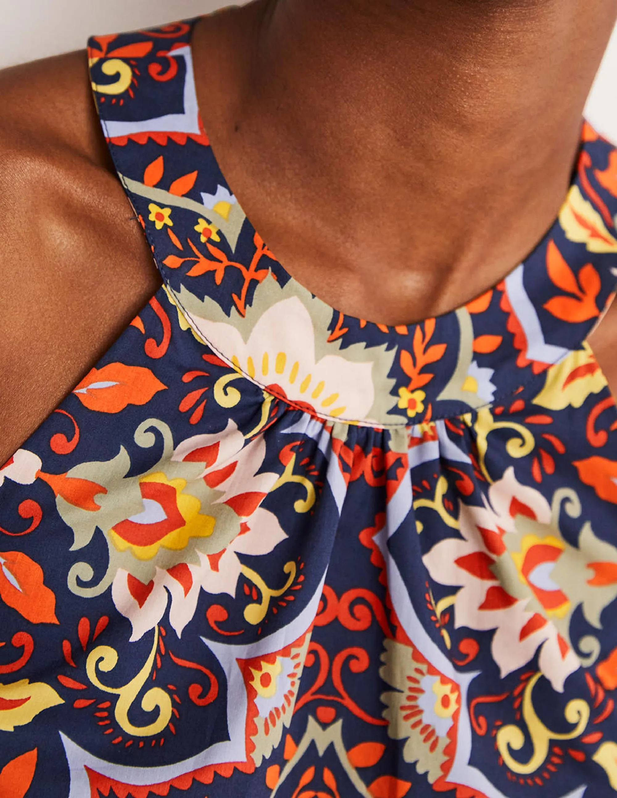 Jessica Halterneck Co-ord Top-French Navy. Bloomsbury