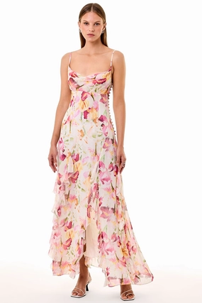 KAMILA GOWN - LUNA IVORY WILDFLOWER