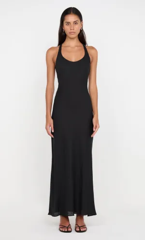 LUCA CROSSOVER DRESS - BLACK