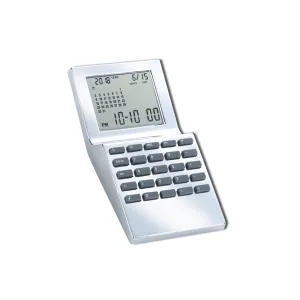 Natico Time Clock And Calculator - Silver