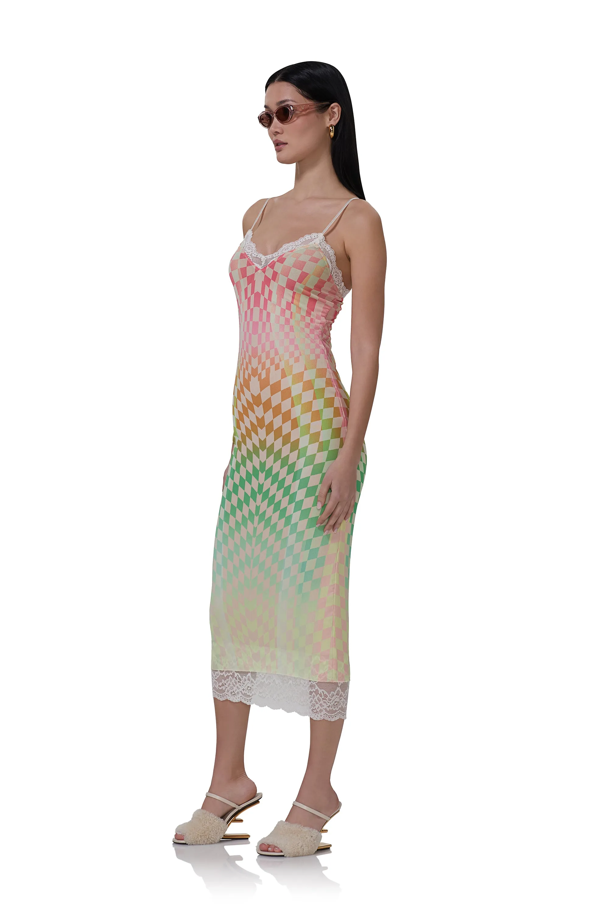 Nissa Dress - Pastel Ombre