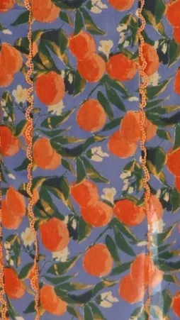 Nova Crop Top - Orange Print