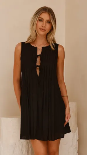 Olivio Mini Dress - Black