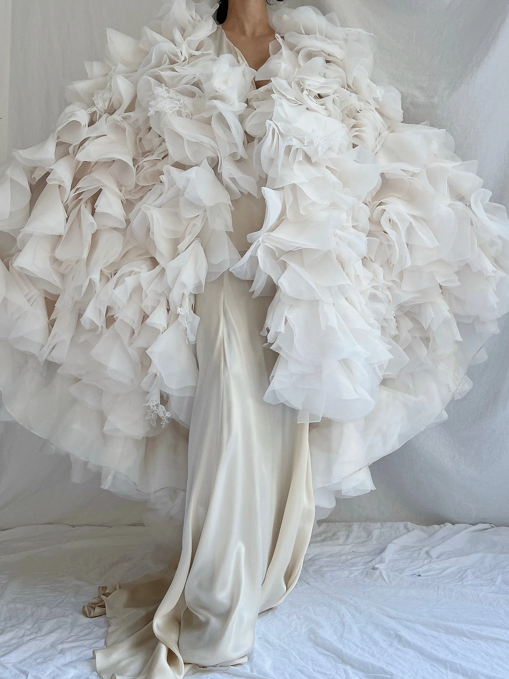 Organza and Lace Cape - OSFM