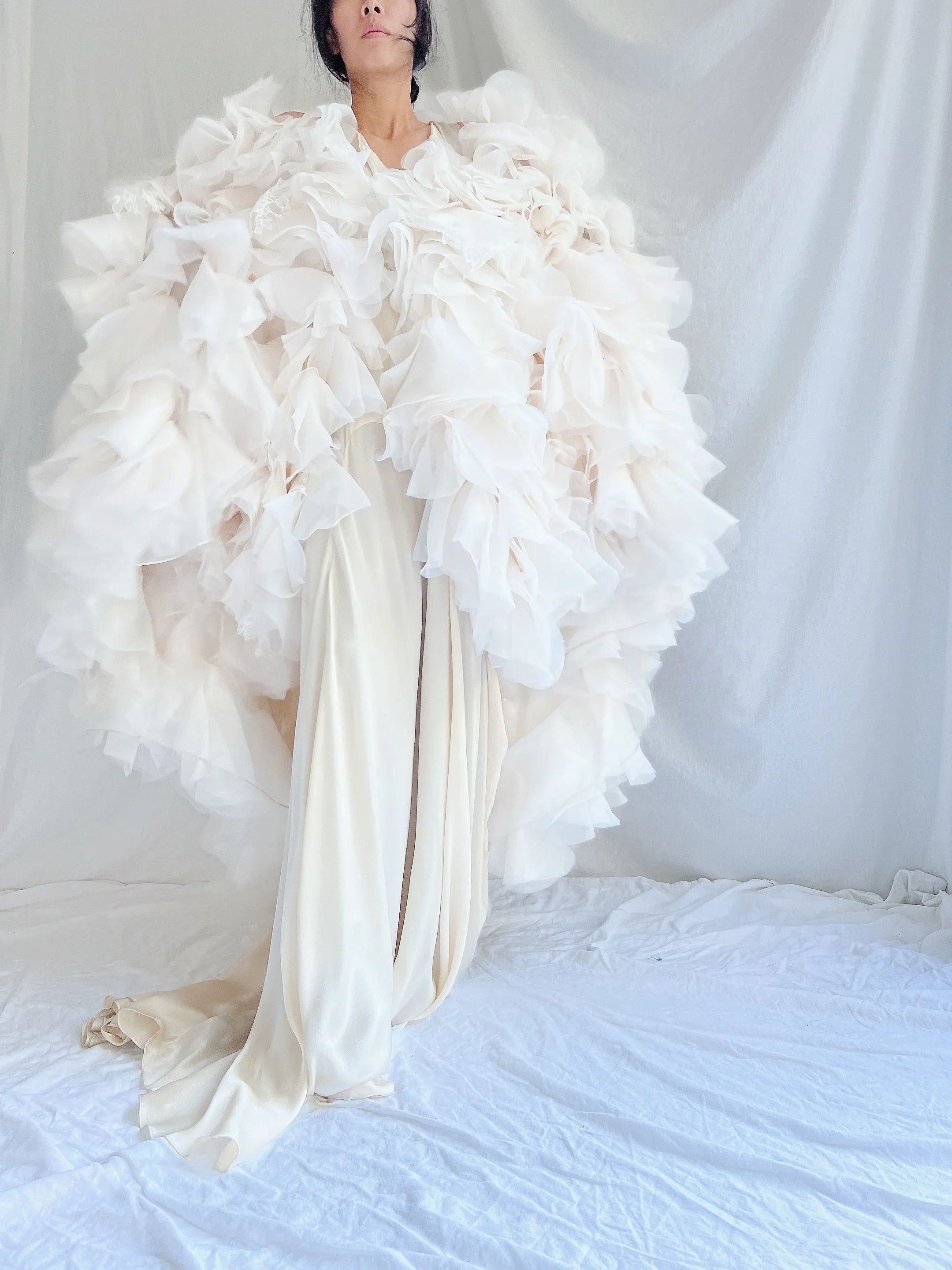 Organza and Lace Cape - OSFM