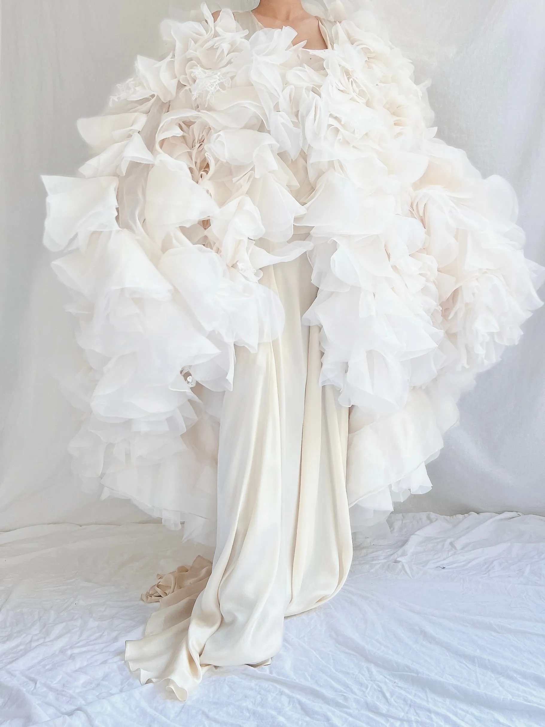 Organza and Lace Cape - OSFM