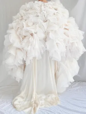 Organza and Lace Cape - OSFM