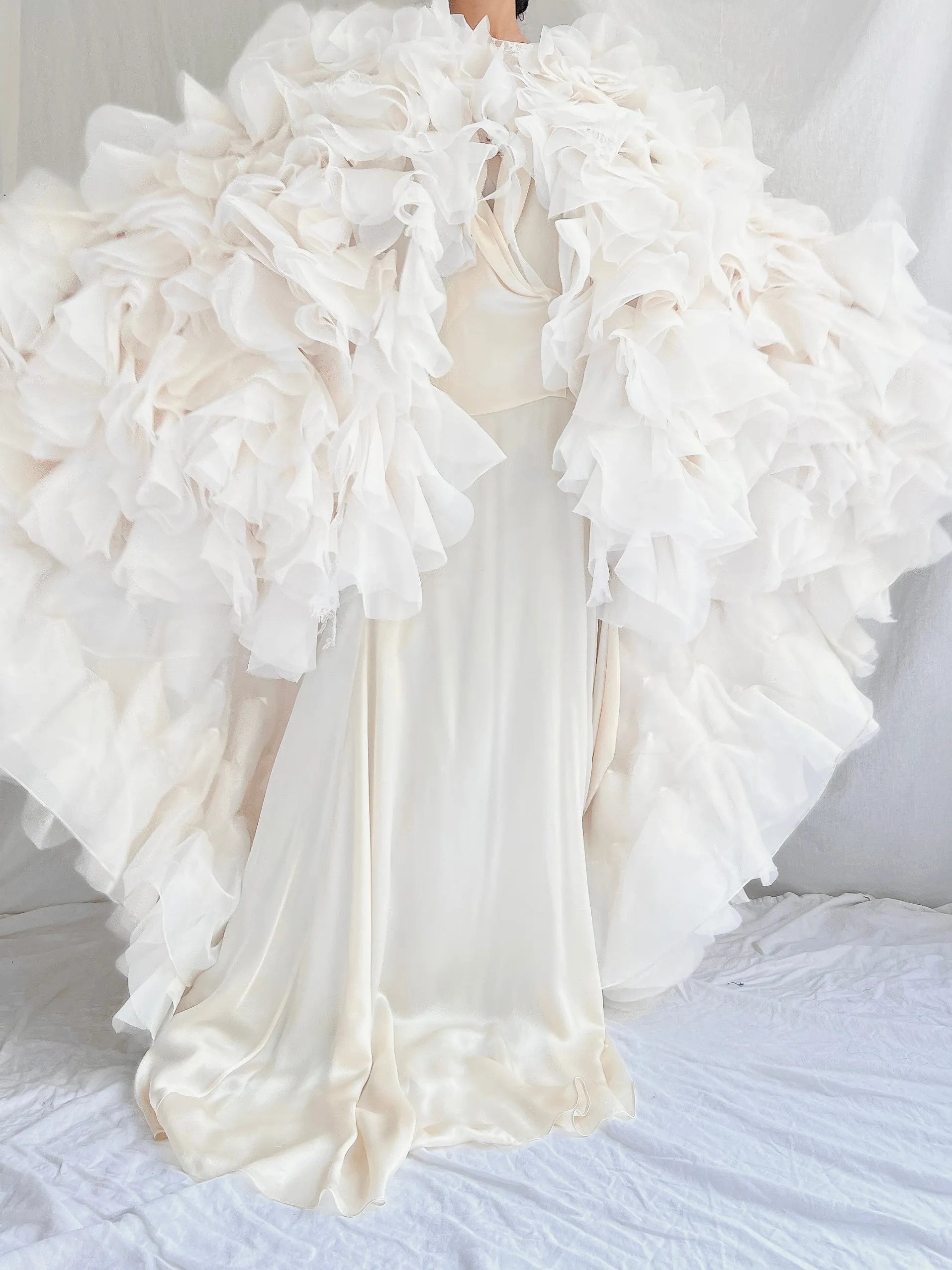 Organza and Lace Cape - OSFM
