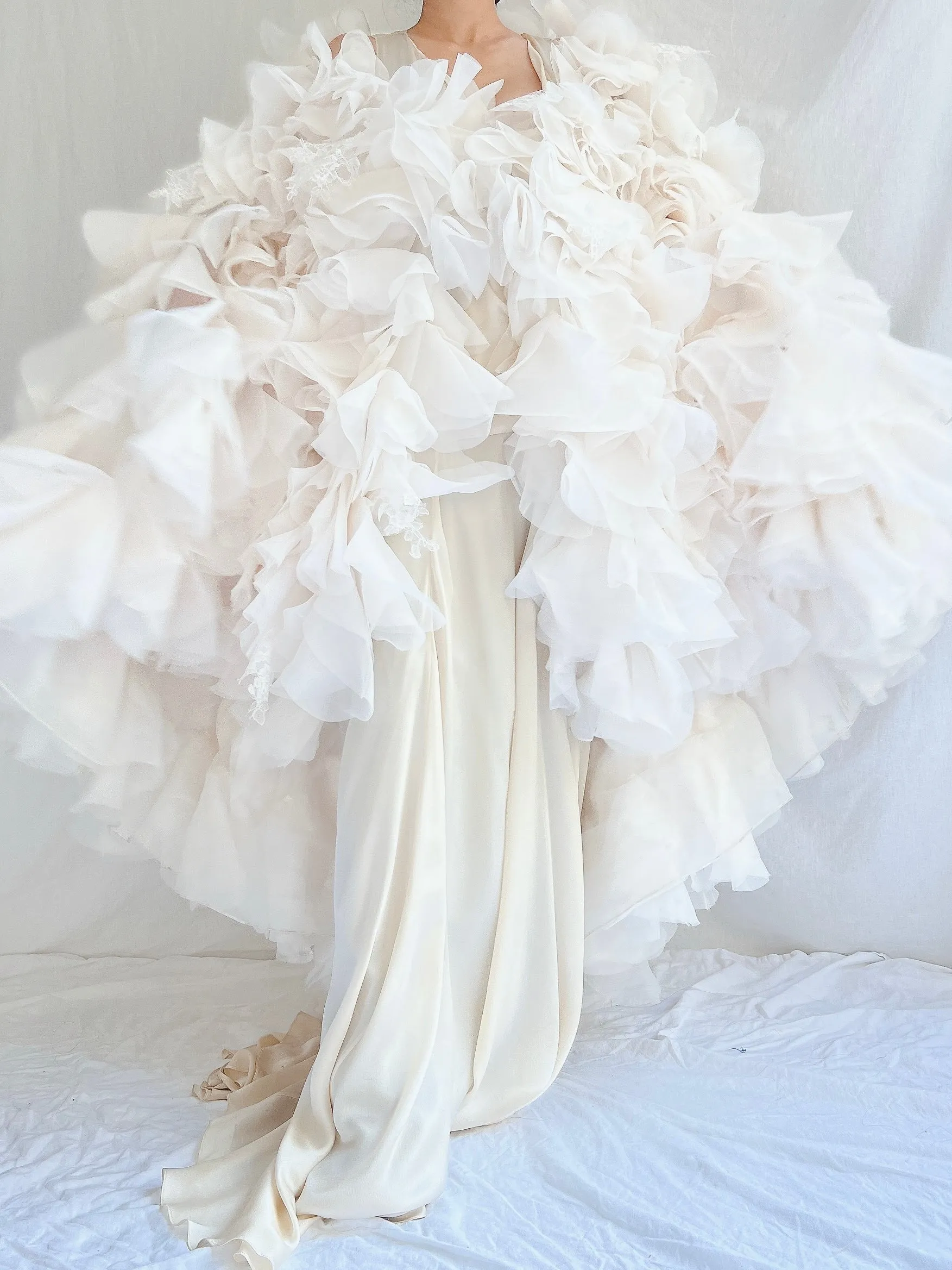 Organza and Lace Cape - OSFM
