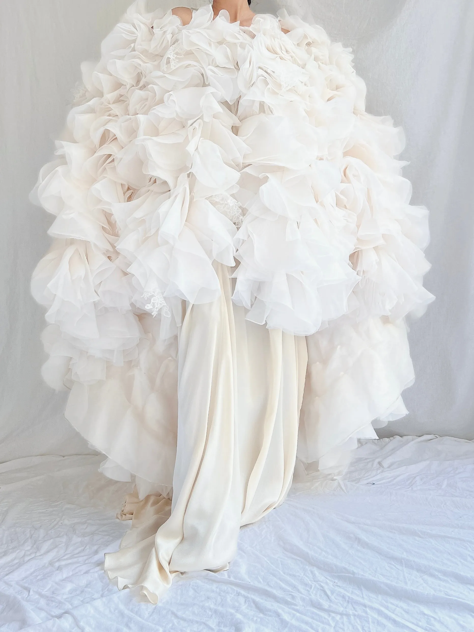 Organza and Lace Cape - OSFM