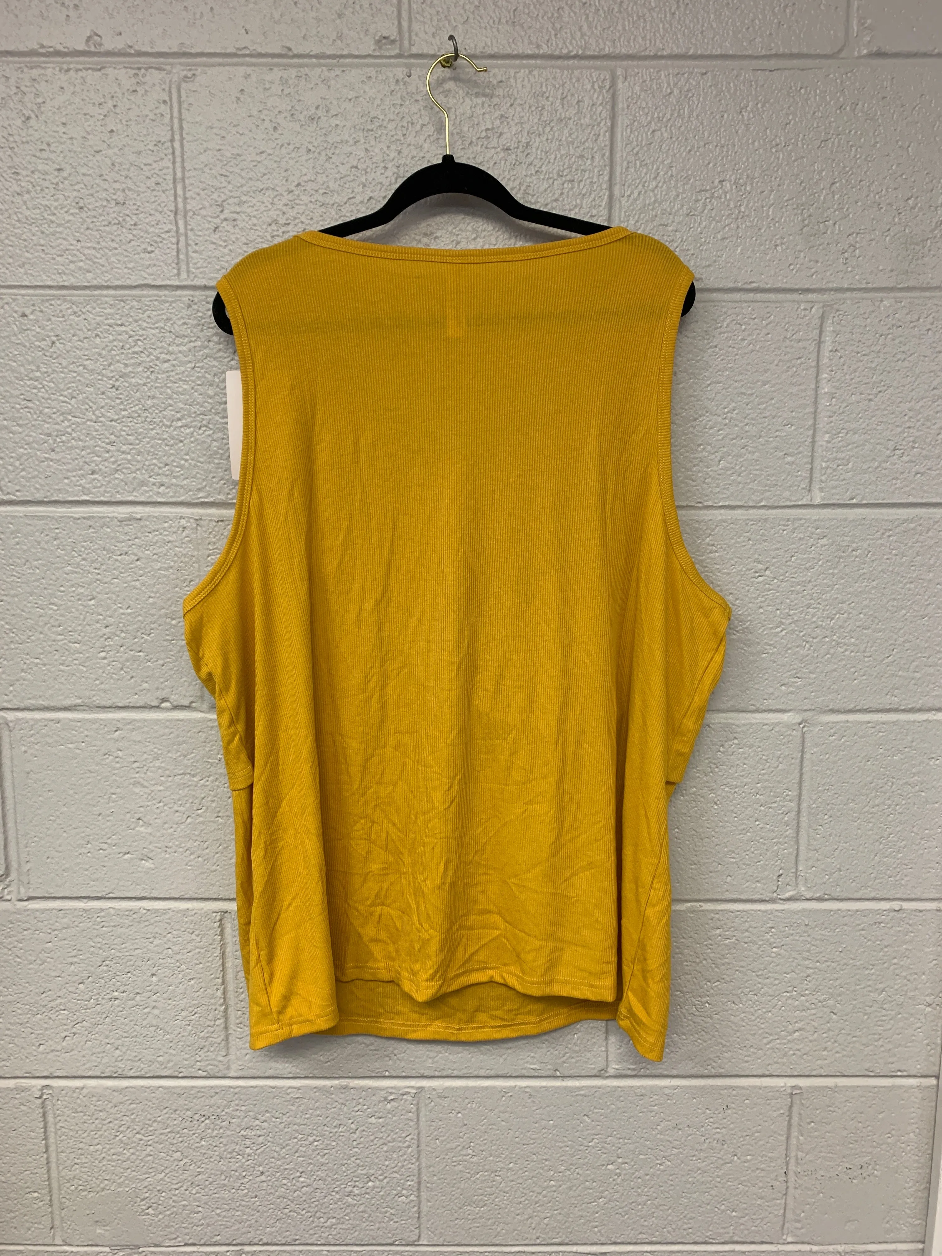 Outlet 7195 - Latched Mama Ribbed Nursing Tank - Marigold - 3X