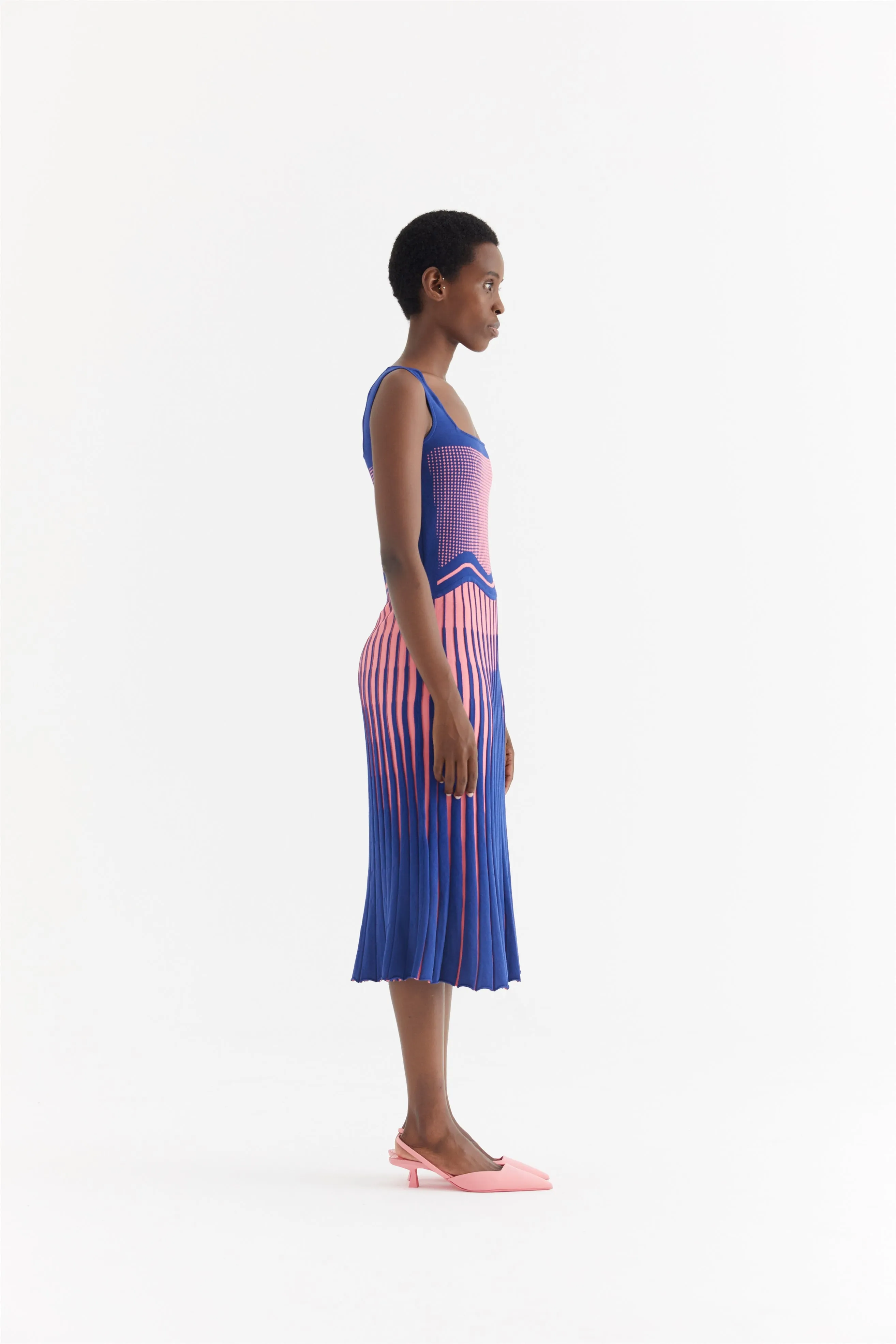 PARLOR WAVY TANK DRESS