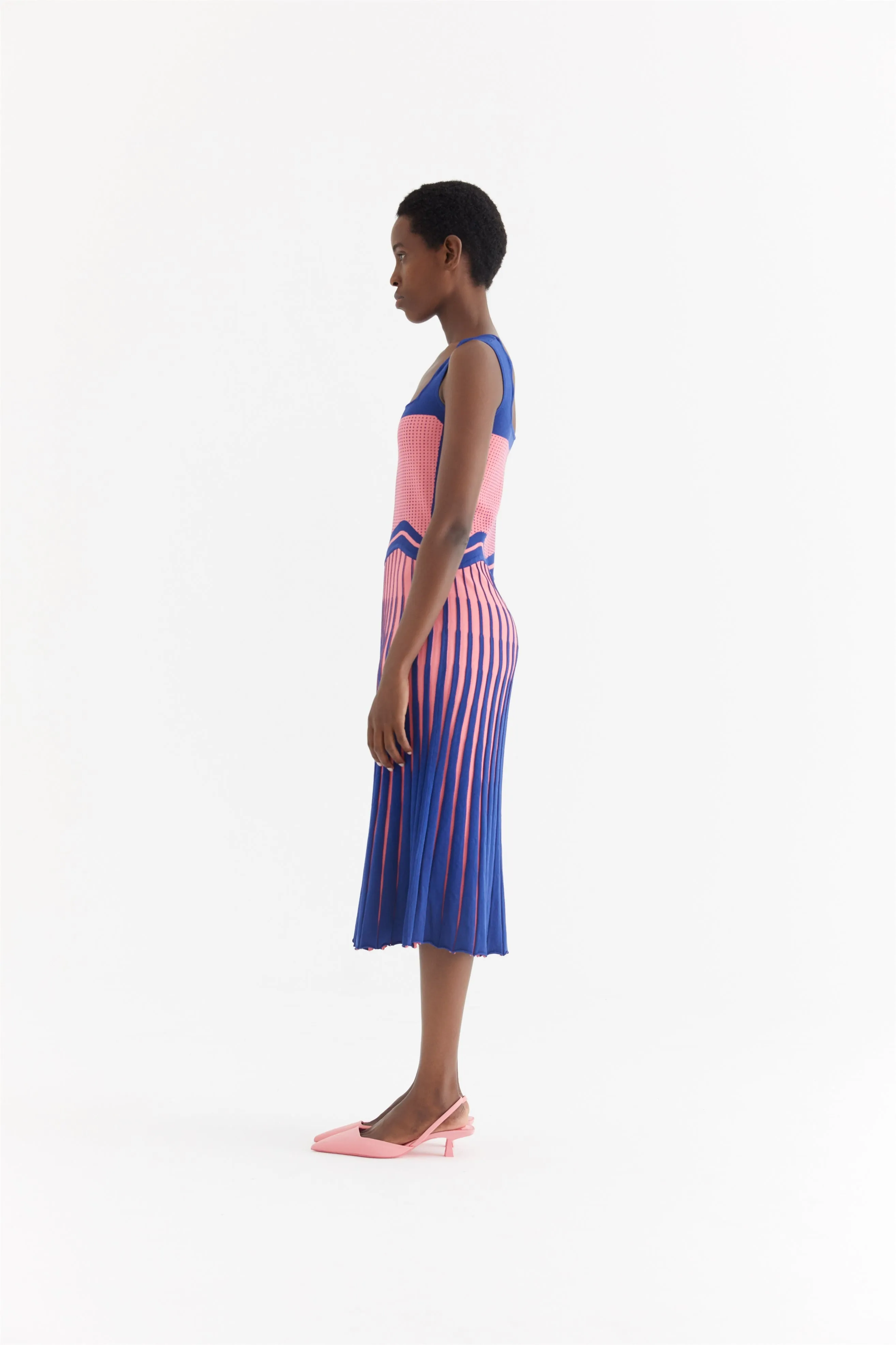 PARLOR WAVY TANK DRESS