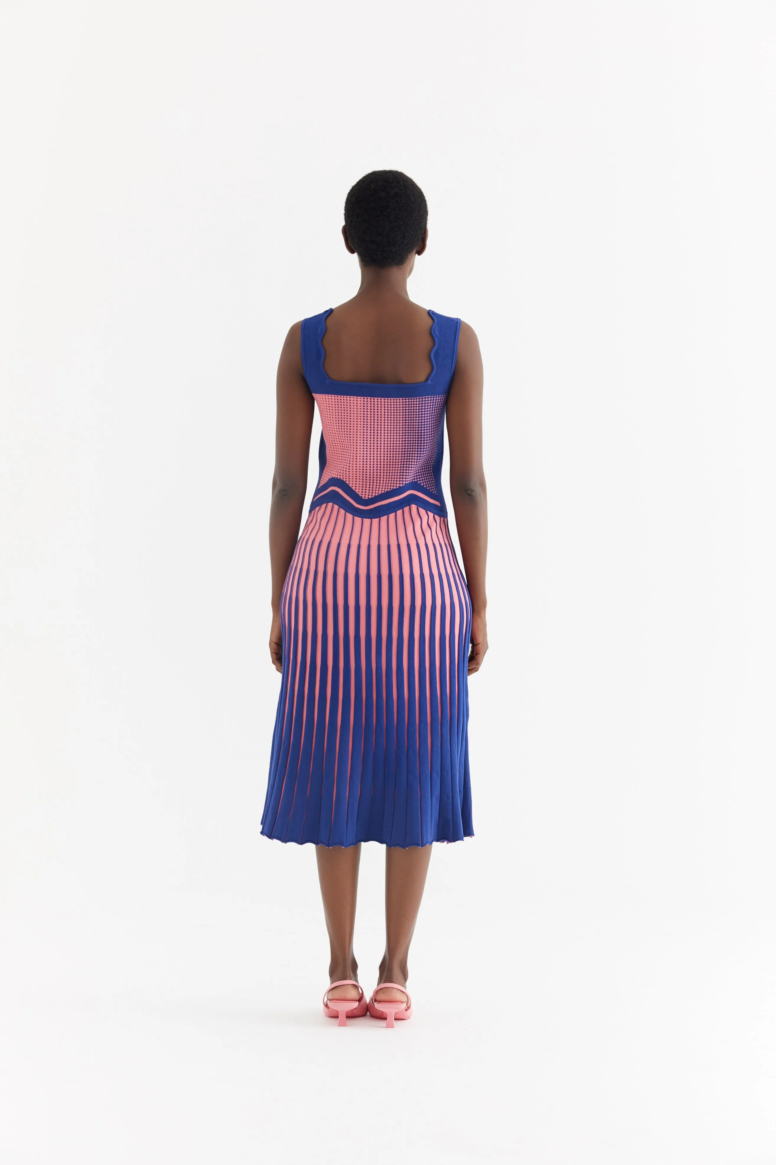 PARLOR WAVY TANK DRESS