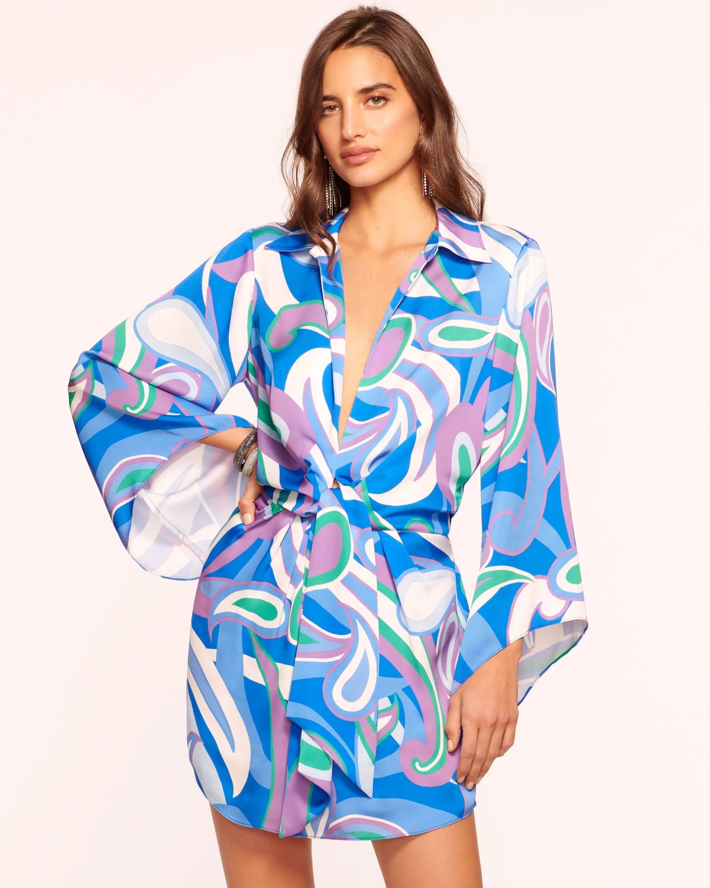 Penny Bell Sleeve Mini Dress