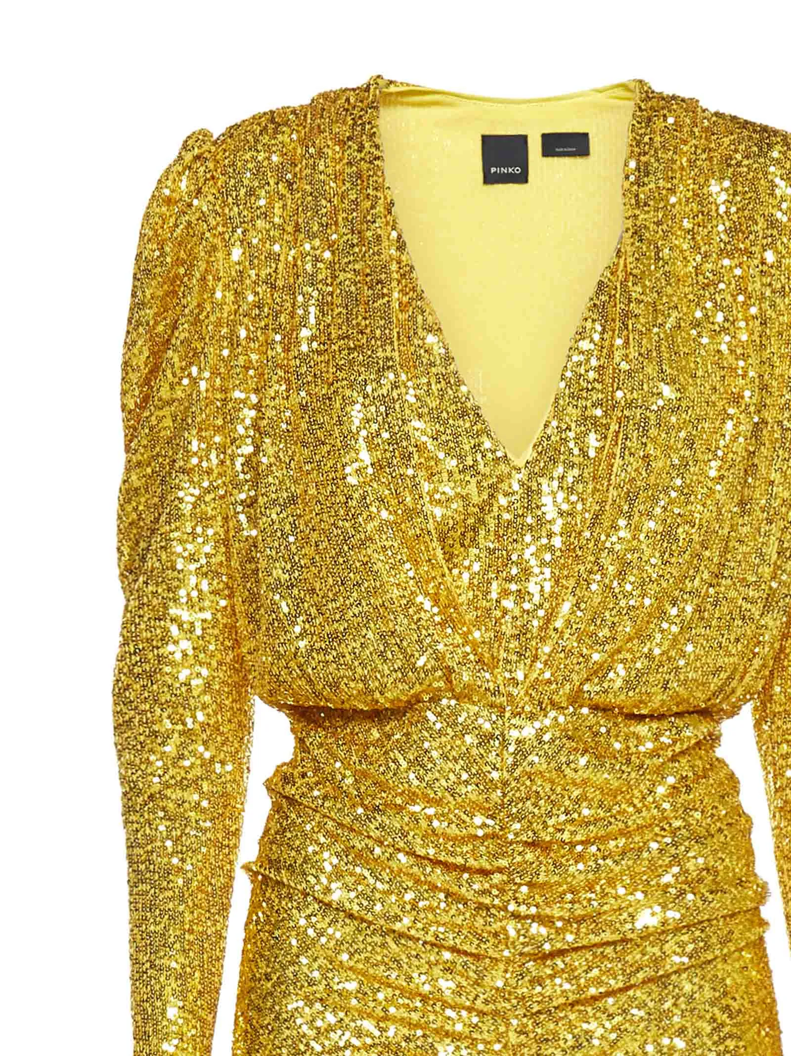 Pinko Sequin Embellished Mini Dress