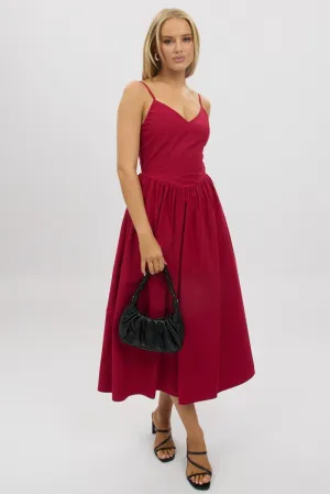 Red Maxi Dress Singlet