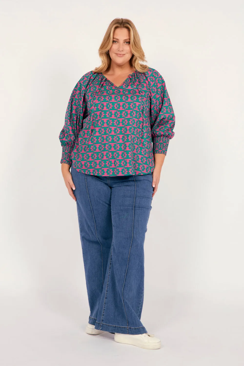 Robin Peasant Top in Vacation