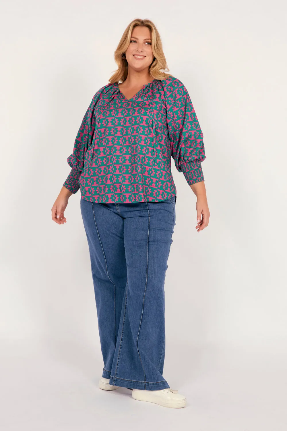 Robin Peasant Top in Vacation