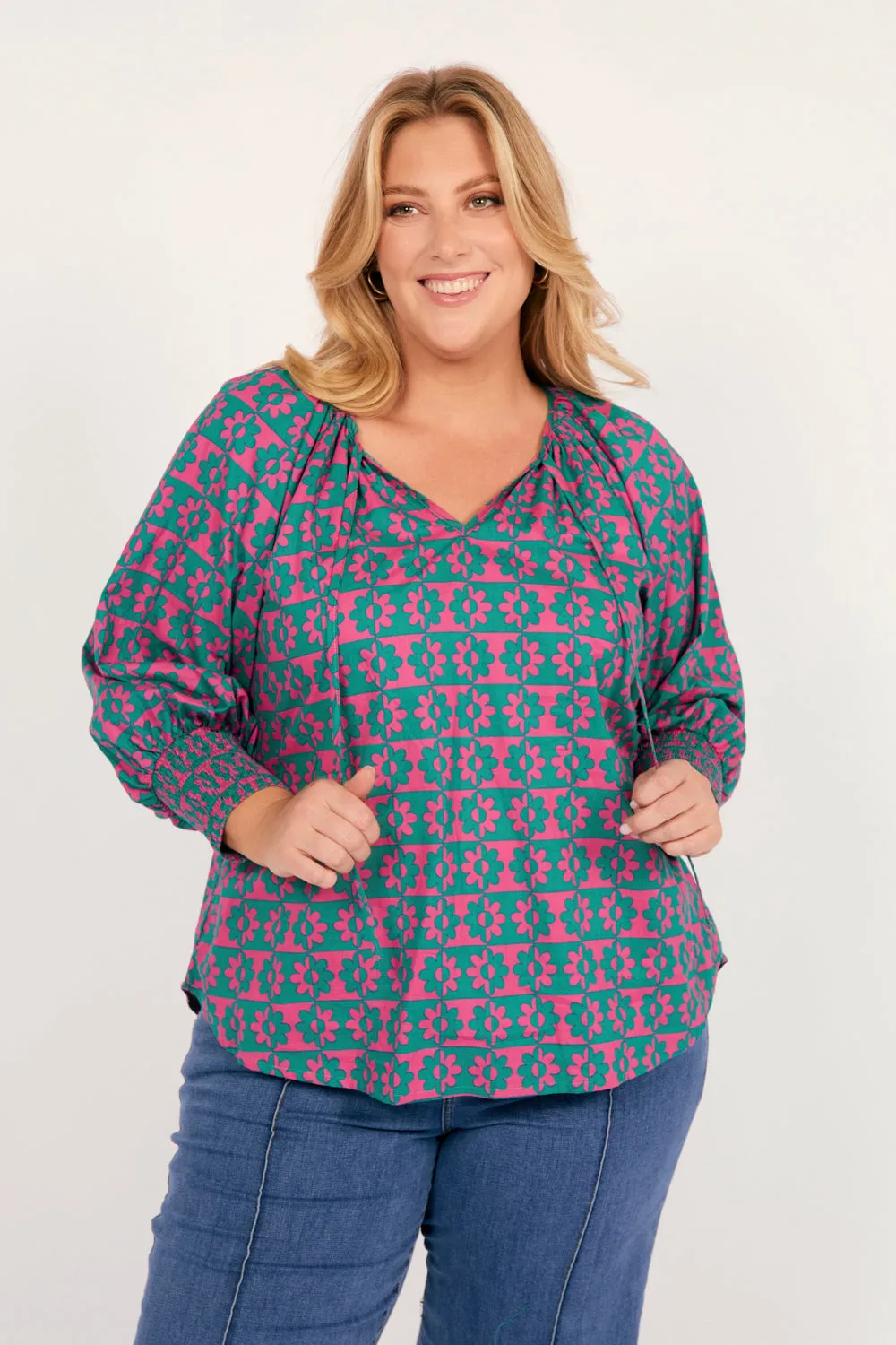 Robin Peasant Top in Vacation