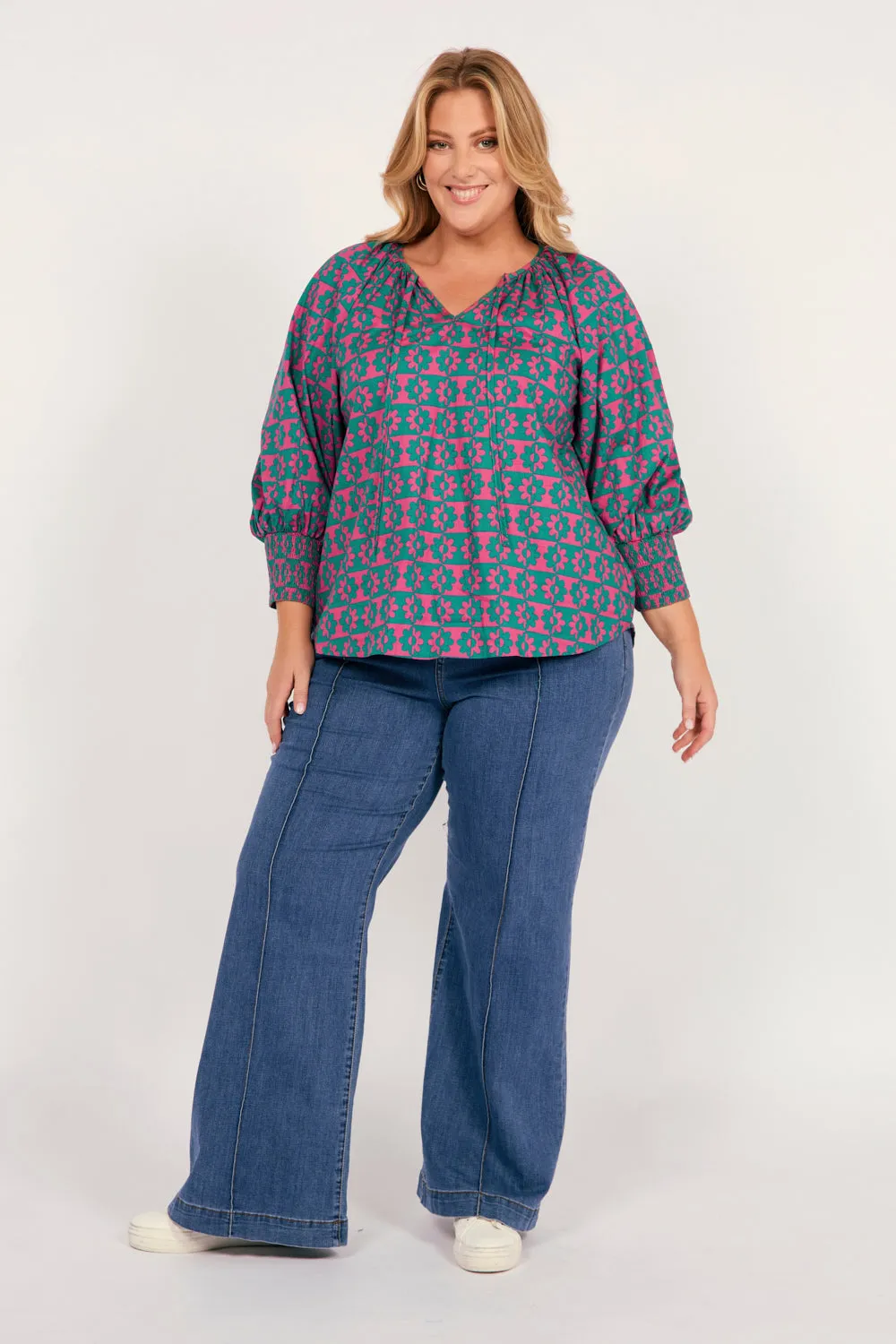 Robin Peasant Top in Vacation